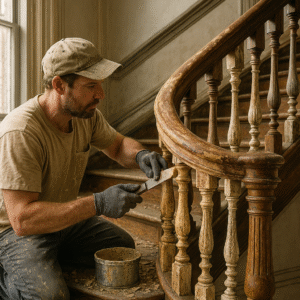 D54. Services: Stripping: Staircases