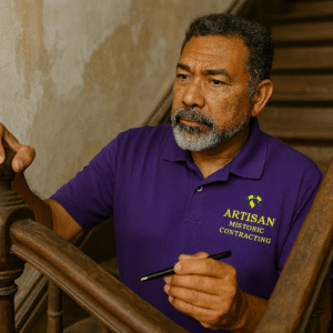 A21. Consultation: Check treads, risers, stringers, handrails