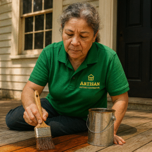 D06. Services: Finish : Stain Exterior Decking