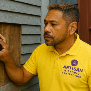 A04. Consultation: Identify original siding type