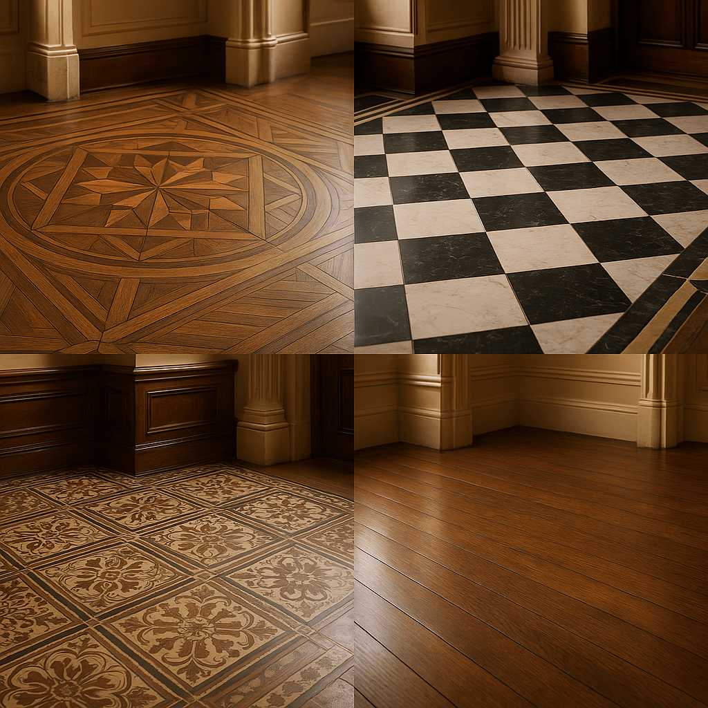 Hardwood floor restoration in historic home Riverside CA