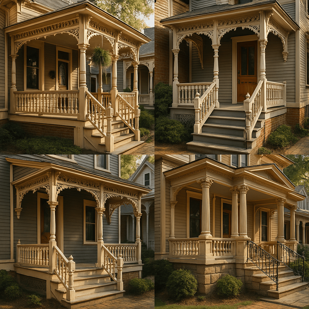 Porch restoration and structural repair for historic home Riverside CA