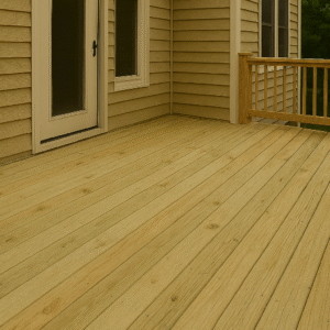 3.C-Po4-04. Exterior : Pressure treated decking