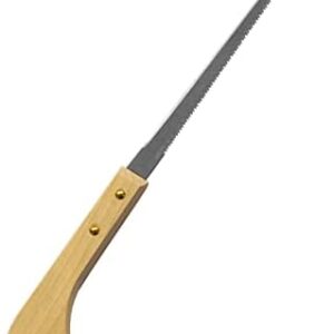 RANSHOU Keyhole Saw 6-1/4" Made in JAPAN, Japanese Pull Saw for Wood, Plywood, Drywall, Sheetrock, Gypsum Board, Plasterboard, Bonsai Pruning, Woodworking, Wood Handle -