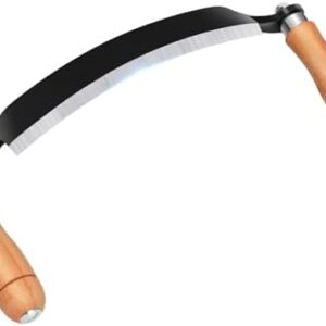 10'' Draw Knife,Draw knife debarking tool,Curved Draw Knife,Draw Shave Tool Debarking Hand Tool,ergonomic handle,simple and effortless to use,bark stripper tool -