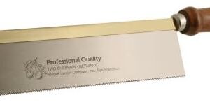 Two Cherries 520-6020 10-Inch Brass Back Dovetail Saw - Tenon Saw -