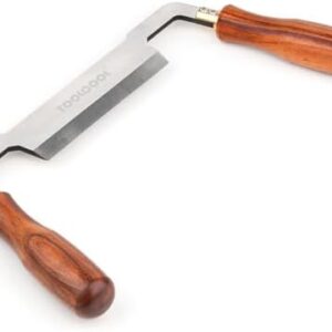 TOOLCOOL Draw Knife Debarking Tool Tree Bark Removal Tool Hardwood Handle 4.3 Inch Straight Blade Drawknife Woodworking Tool : Arts, Crafts & Sewing