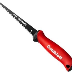 Goldblatt Drywall Saw – 6-Inch Jab Saws, Keyhole Saws with Soft Grip Handle, Hand Saw, Sheetrock Cutter, Wallboard Cutter with 8 TPI Bi-Metal Blade -