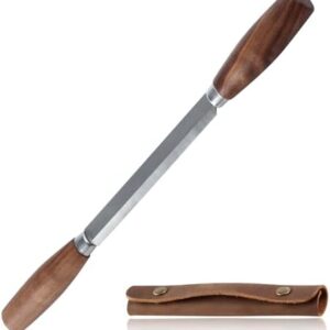GOLD DEER Woodworking Tool 4.3" Drawknife SK5 Draw Knife with Leather Sheath Wood Carving Tools Wood Draw Knife Woodworking Whittling Tools Straight Shave Knife Woodworking Hand Tool : Arts, Crafts & Sewing