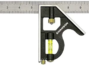Swanson Tool Co TC132 12-Inch Combo Square with Cast Zinc Body, Stainless Steel Ruler and Brass Bolt : Industrial & Scientific