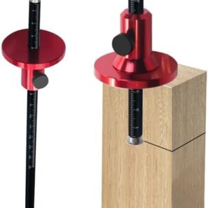 Fafeicy Wheel Marking Gauge, European Aluminum Alloy Scriber Woodworking Mortise Parallel Scribing Tool with Knurled Knob, Metric and Inch Scales : Tools & Home Improvement
