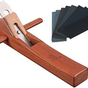 Hand Planer, Wooden Plane with Sandpaper for Woodworking,Jack Block Plane for wood surface,Hand planes for Wooden Carpenter, woodcraft, Smoothing,Trimming,polishing supplies (Style A) : Tools & Home Improvement