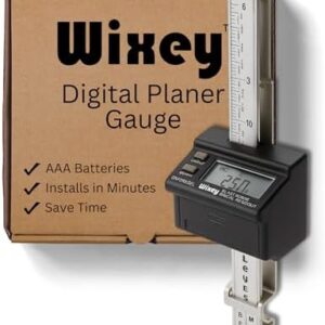 Wixey Digital Planer Gauge – Electronic Digital Readout & Thickness Measuring Tool – Accurate Calibration & Digital Dimensions – Perfect Portable Planer Accessory for Woodworking Upgrade : Industrial & Scientific