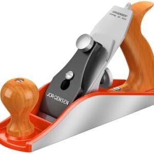 JORGENSEN No.4 10" Wood Planer, Hand Planer for Woodworking, Professional Smoothing Plane for Trimming, Craft - Hand Plane with Ductile Iron Body, Adjustable Cutting Depth : Tools & Home Improvement