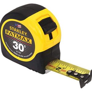 Stanley Hand Tools 33-730 1-1/4" X 30' FatMax® Tape Measure -