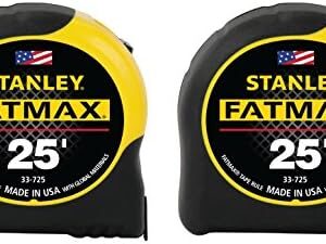 Stanley FMHT74038A FatMax 25 Foot Tape Measure 2PK -